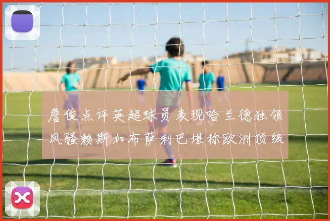 詹俊点评英超球员表现哈兰德独领风骚赖斯加布萨利巴堪称欧洲顶级